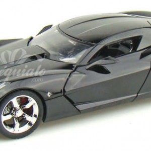 2009 Chevy Corvette Stingray color negro. Escala 1:18