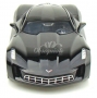 Chevy Corvette 2009 negro. Escala 1:18