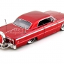 Chevy Impala 1964 rojo metálico. Escala 1:24