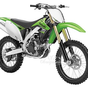 2012 Moto Kawasaki KX450F. Escala 1:6