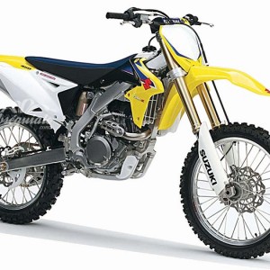 2009 Moto Suzuki RM-Z450 sin auspiciantes. Escala 1:6