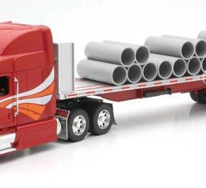 Trailer Peterbilt Flatbed. Escala 1:32