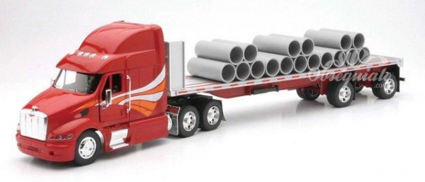 Trailer Peterbilt Flatbed. Escala 1:32