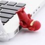 Memoria USB en forma de guerrero ninja rojo