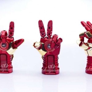 Memoria flash USB 2.0 8GB forma de mano de Iron Man 3