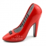 Teléfono con forma de zapato rojo de tacón alto