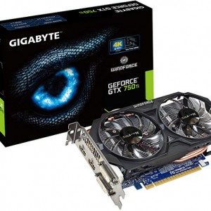 Tarjeta de video 2GB Gigabyte DDR5/PCI E/GTX 750