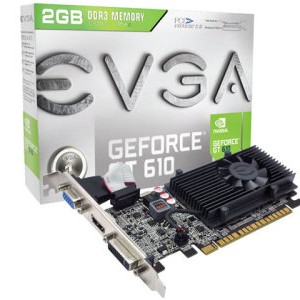 Tarjeta de video 2GB Gigabyte gt 610 64GIT/DDR3/VGA/HDMI/DVI/LP