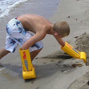 Excavadora de mano para la playa